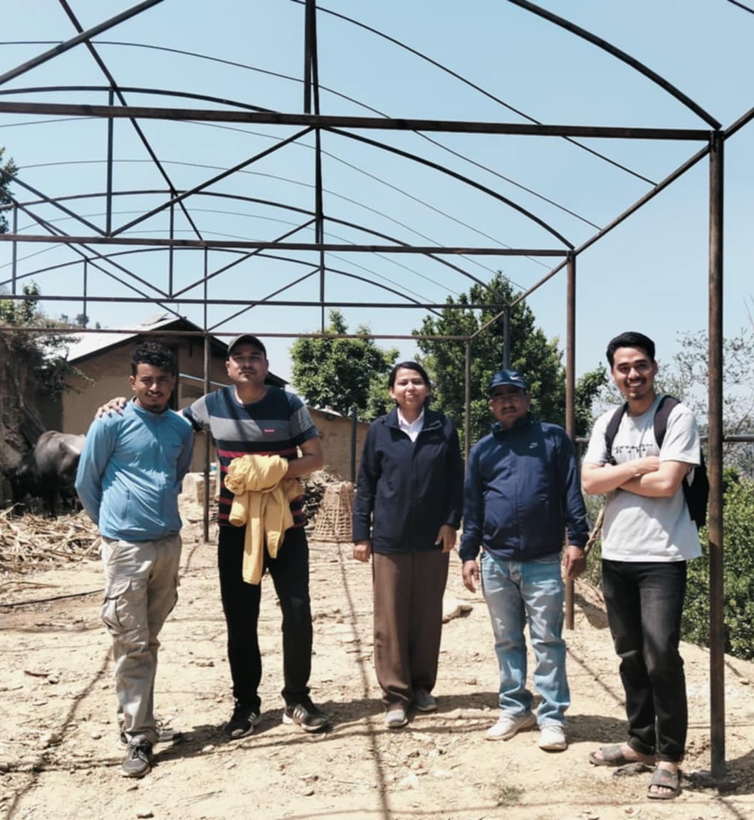 सुन्नतला जोन अन्तर्गत नर्सरी  स्रोत केन्द्र स्थापनाको फिल्ड अनुगमन